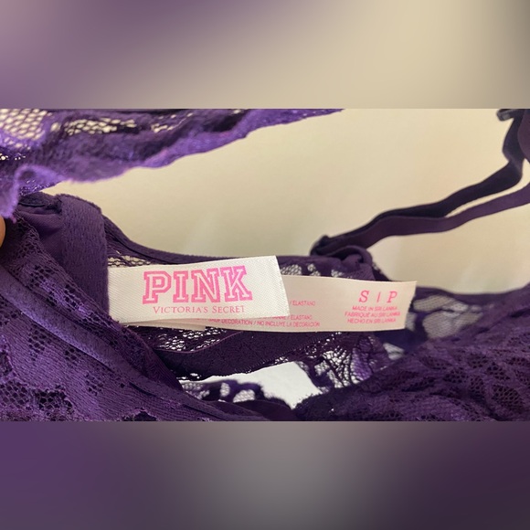 Victoria's Secret PINK Purple Lace Bralette - Picture 2 of 4